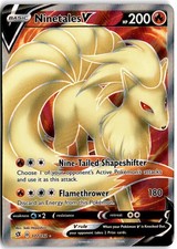 Ninetales V (Full Art) Ultra Rare SWSH02: Rebel Clash 177/192 NM on eBay