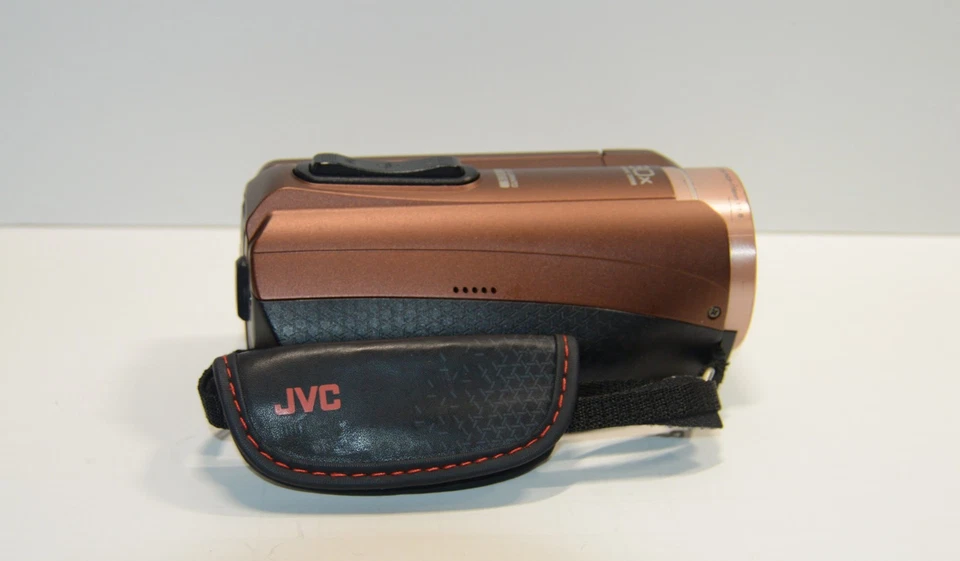 Mint JVC Everio GZ-F100-T Gold Brown Japanese Digital HD Video Camera Tested - Image 4 of 4