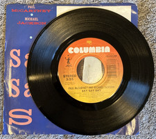 45 RPM-Paul McCartney Michael Jackson- Say Say Say -7