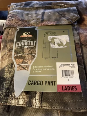 4 pr. Mossy Oak Camo/Cargo Pants sm. Break Up Country Camouflage Pink Accents