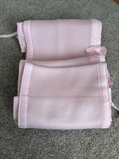 Crib Pink Mesh Liner NEVER USED without packaging