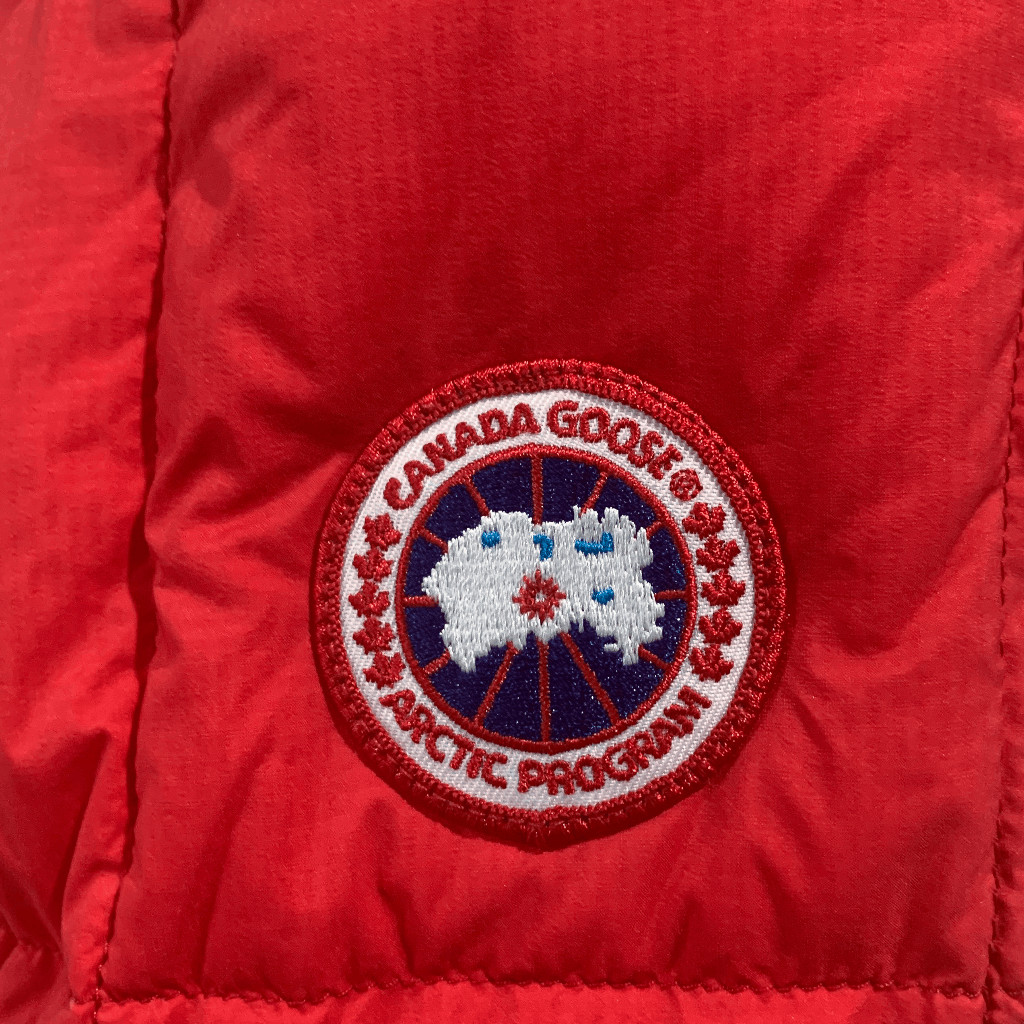 Canada Goose Allston Red Packable Hooded Puffer Jacket XS Mid Length Coat thumbnail 10