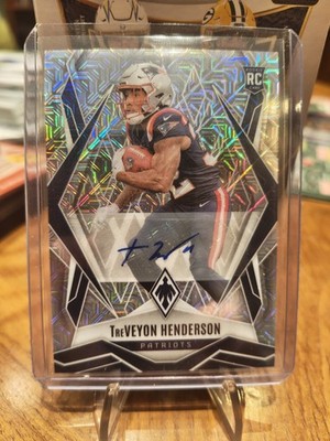 TREVEYON HENDERSON AUTO /99 2025 PANINI PHOENIX SILVER MOJO REFRACTOR ROOKIE 