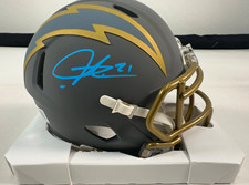 Ladainian Tomlinson Signed Autographed Chargers Slate Speed Mini Helmet  G2U