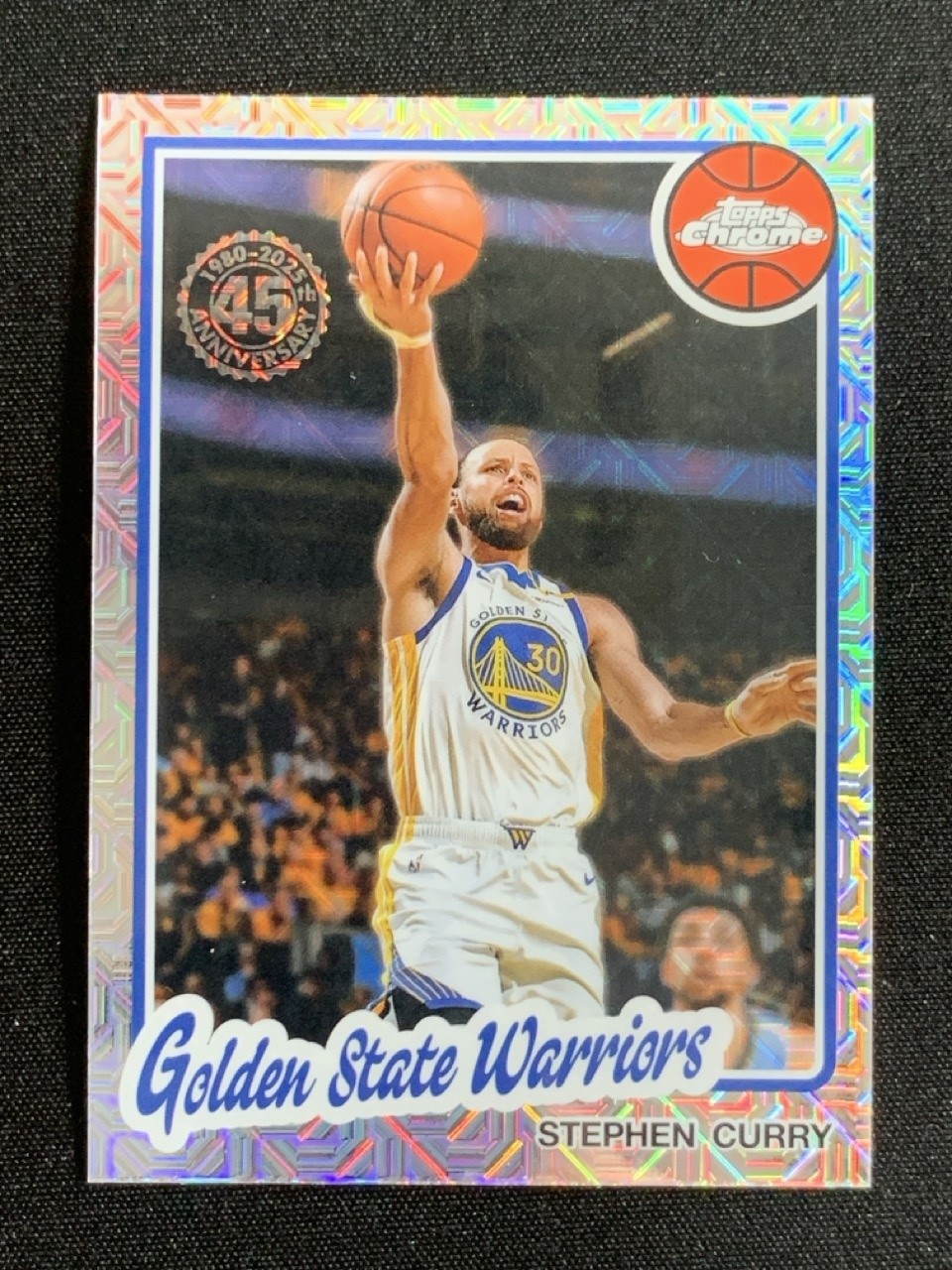 Stephen Curry 2025-26 Topps Flagship 1980-81 Chrome Mojo #TC-SCU -z2