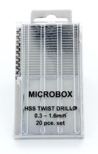 VALT01001 - AV Vallejo Tools - Microbox Drill Set (20) 0.3-1.6mm