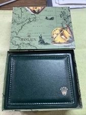 90’s Rolex 12.00.71 green leather box/ Case And Replacement Pillow ❗️
