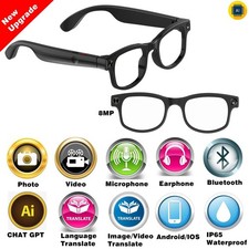 Smart Glasses Bluetooth Audio Sunglasses Call  Music Headset Open Ear Headphone