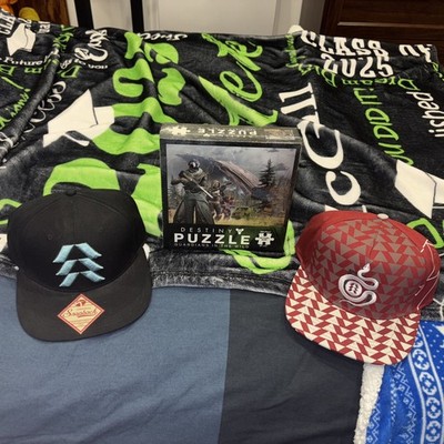 Destiny 2 Caps/ Hats And Puzzle Collectable Items All New Sealed And Not Worn
