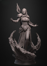 Jaina Proudmoore WoW Figurine résine | Luftmensch | NON PEINT