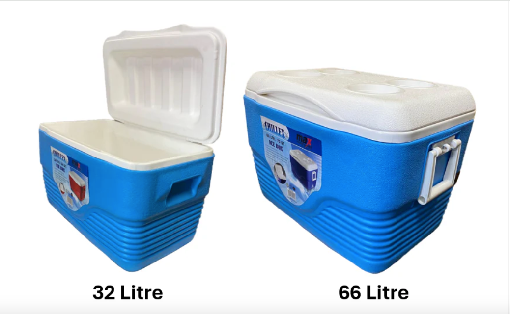 Ice Chest Cooler Box Chillex Set of 4 Assorted Colours MX5240