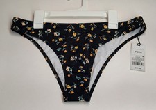 Shade  Shore Bikini Bottom Teal Green Floral Swim NEW Target Cheeky NEW Sz L