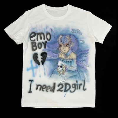 emo boy - i need 2d girl Unisex Tee