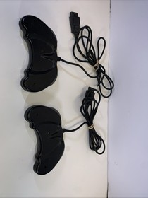 Sega Saturn with 2 Controllers Cables 1 Game  And Action Replay Plus Cart Tested