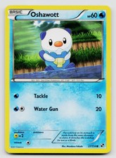 Oshawott 27/114 Common Black & White Pokemon Moderately Played on eBay