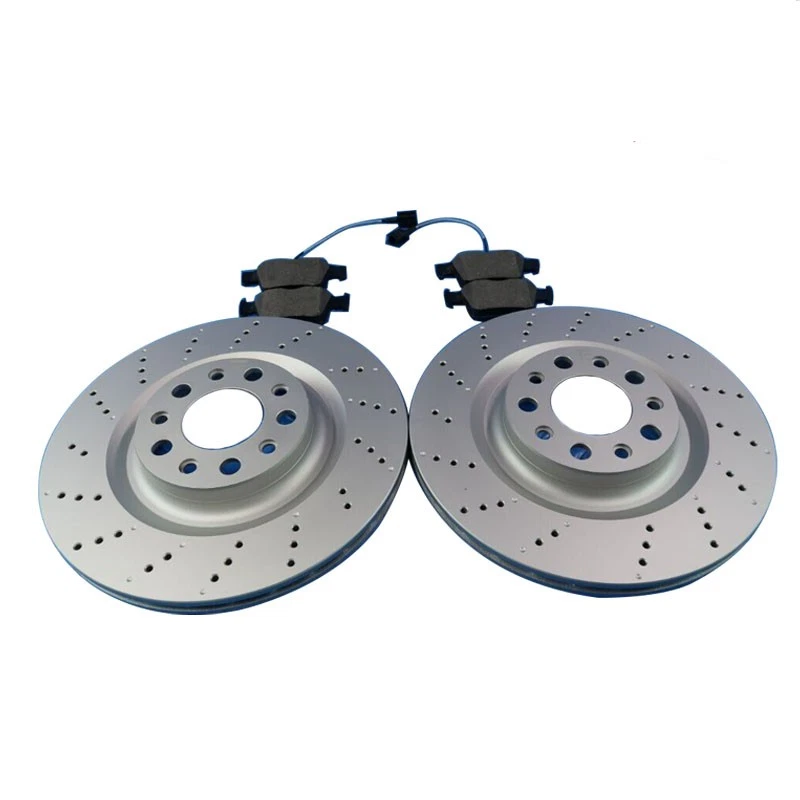 For Alfa Romeo Giulia Rear Brake Pads Drilled Rotors #11333.. - Image 2 of 3