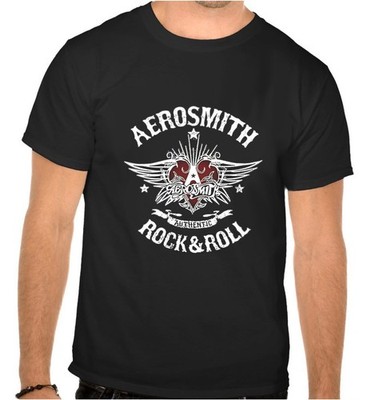 AEROSMITH Rock Music Logo  Schwarz Kinder T-Shirt -1193  -Kids