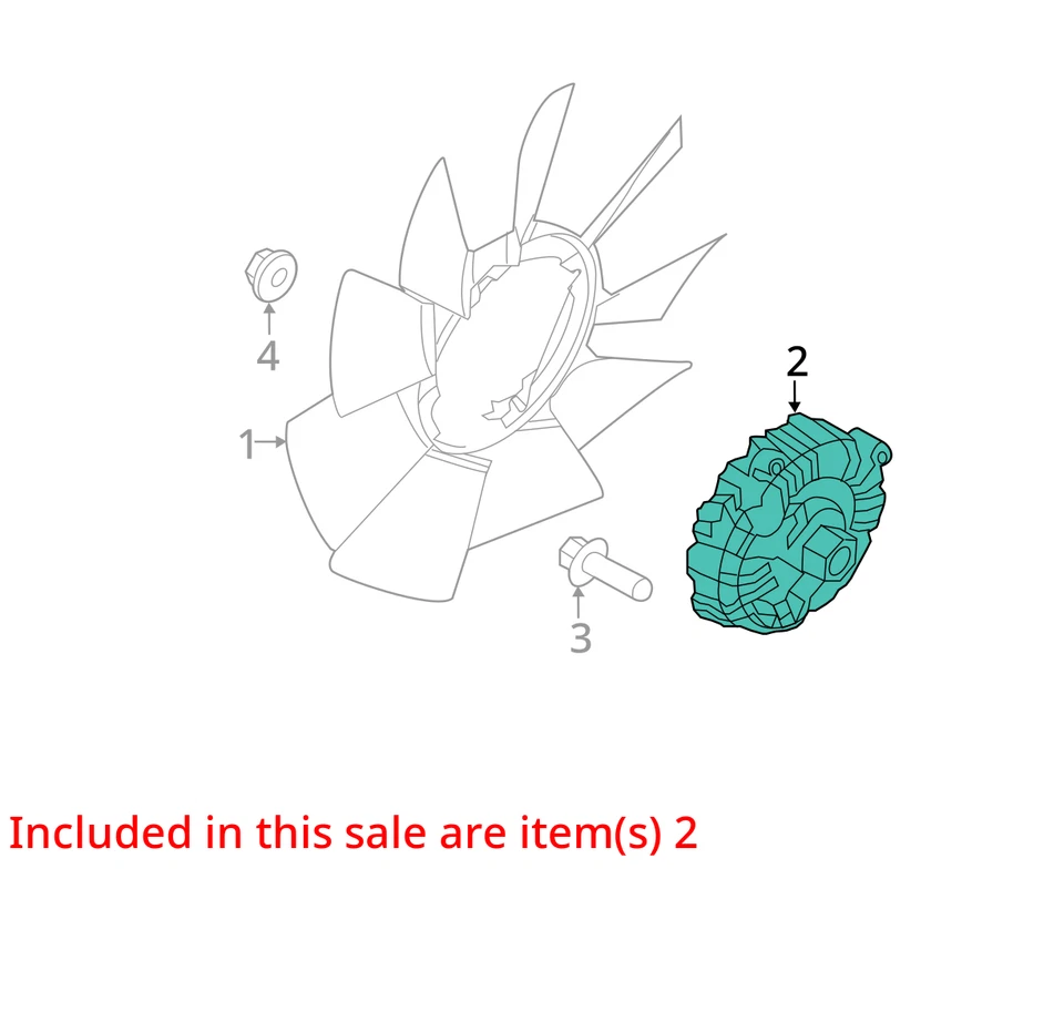 2011 - 2016 Ford F350 Super Duty Fan Clutch 6.7L Diesel BC34-8A616-CC Foto 3 de 4