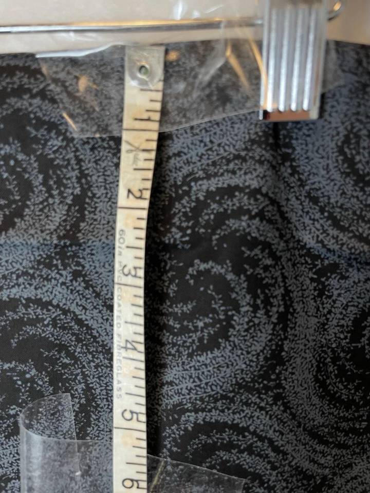 Beth Bruske Black/Gray Swirls Cotton Quilt Fabric Telegraph Road Studio 2 Yards - Image 3 of 4