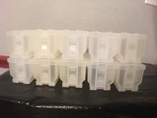 2" Wafer Carrier/Shipping Box 25 Piece Capacity (Lot of 10 EA)  Polypropylene