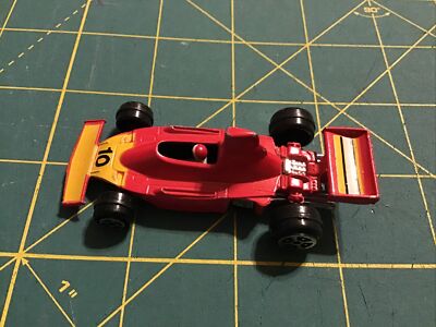 Vintage Yatming #1310 Red Ferrari 312 F1 Formula One Indy 1/64