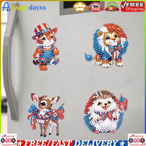 6Pcs Diamond Painting Fridge Dinosaur Fridge Stickers eBay