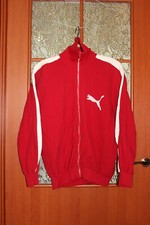 Vintage 1970's Puma T7 Red/White Track Running jacket - size 7