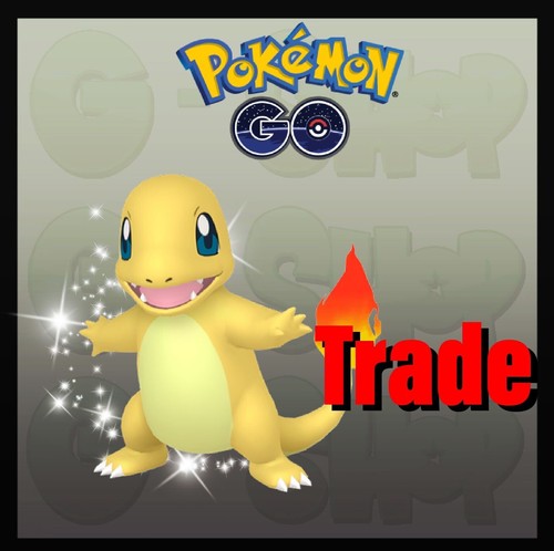 Pokémon Go ✨ Shiny Salamèche – Fond Tour Eiffel – Échange Digital – Android