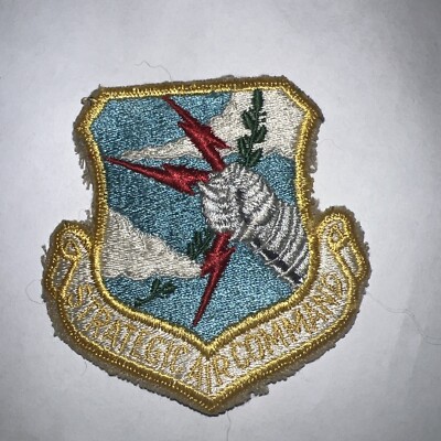US Air Force Strategic Air Command Sac Full Color Insignia Uniform Patch