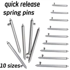 2 X Quick Release Spring Pins Bars 12mm-24mm For Watch Straps Smartwatch 1.5/1.8