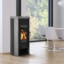 Kaminofen Schmitzker Alin Speckstein Schwedenofen 6,5 kW Kamin Ofen Holzofen