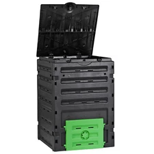 Compost Bin 120 Gallon Large Garden Composter Tumbler Fertilizer Soil Container