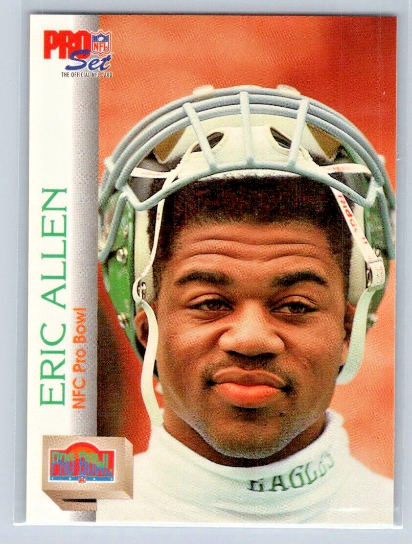 1992 Pro Set Series 2 - Eric Allen - Philadelphia Eagles - NFC Pro Bowl - #402