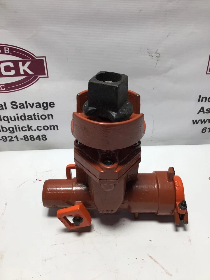 Válvula de compuerta de línea principal Leemco LMV-11SB 2" (grita x campana) IPS hierro dúctil Foto 4 de 4