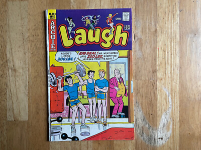 1976 ARCHIE HUMOR ROMANCE COMIC BOOK LAUGH 303 HEATING HASSLE REGGIE MANTLE LIFT