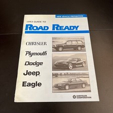 1993 CHRYSLER PLYMOUTH DODGE JEEP EAGLE ROAD READY MANUAL New Vehicle