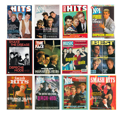 2026 Wall Calendar (12pg) DEPECHE MODE Vintage Magazine Cover