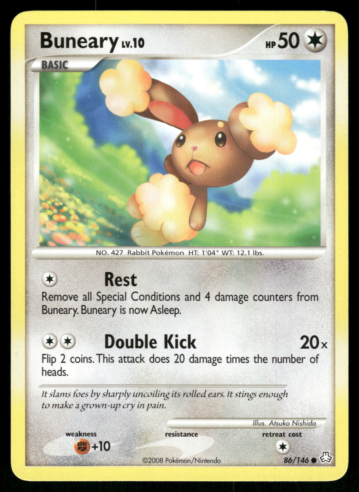 Buneary NM 86/146 Legends Awakened Pokemon Card