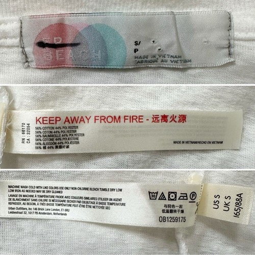 Free People Beach White Tie Waist Midi Dress, Sz Small - 第 11/11 張圖片