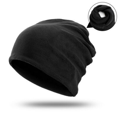 Winter Warm Cap Windproof Fleece Hat Skull Cap Ponytail Beanie Hat for Men  Women