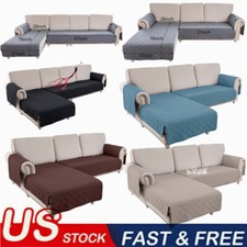 Waterproof L-Shape Sofa Cover Sectional Couch Lounge Sofa Slipcovers Protector