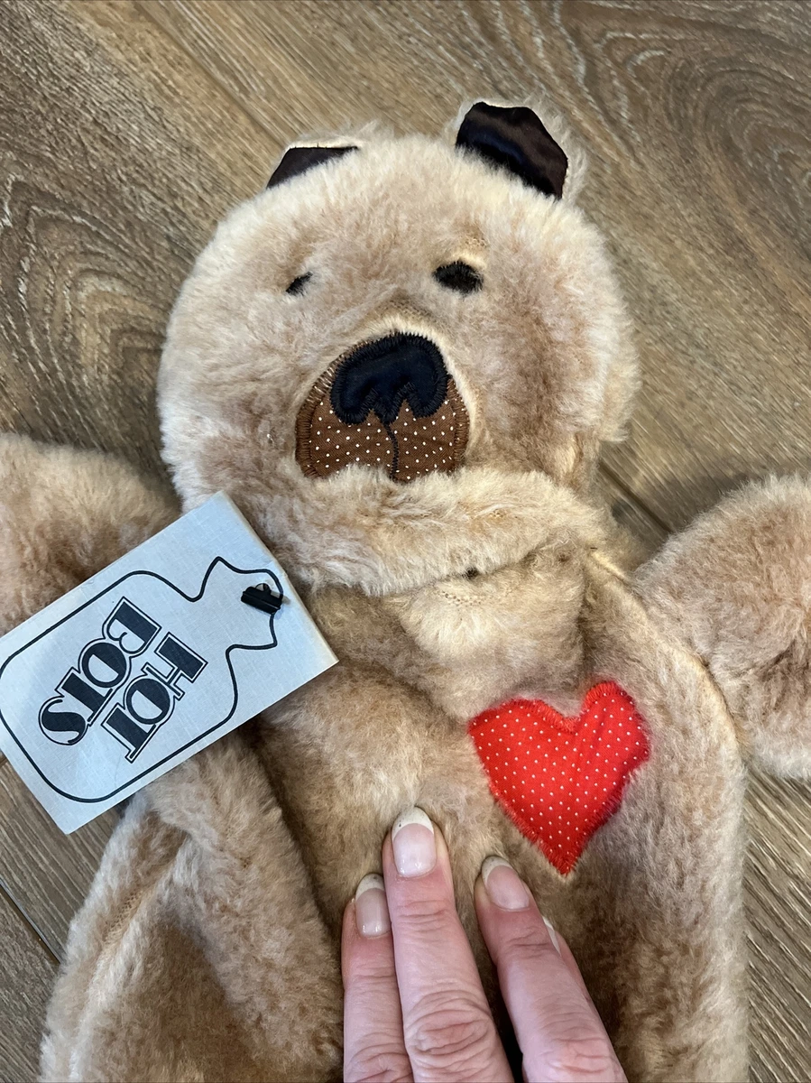 Teddy bear 2024 hot water bottle