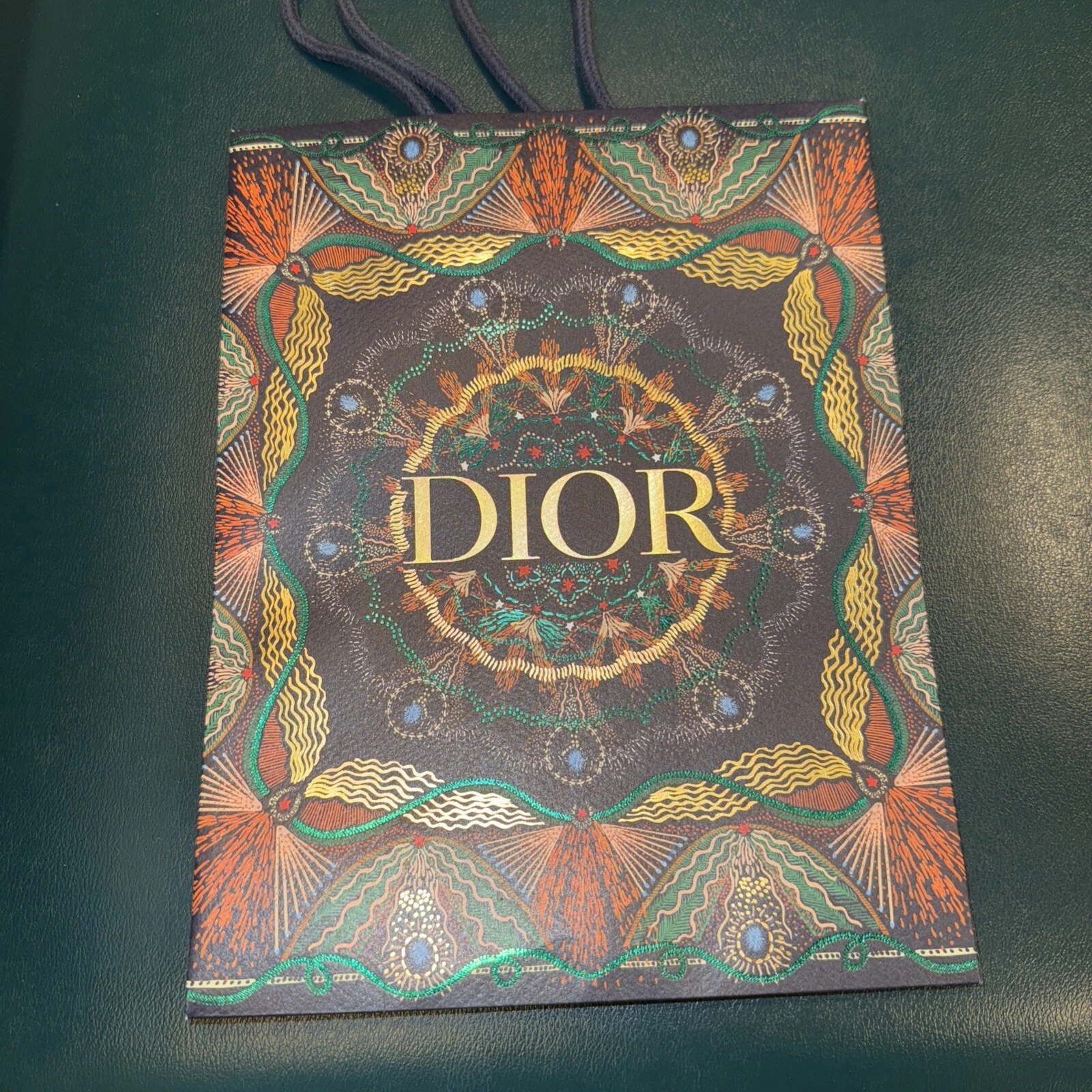 Sac cadeau papier shopping DIOR Noël 2020   RARE lot de 2