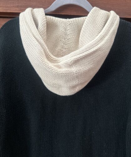 Vintage 90s Polo Sport Ralph Lauren Track Team Knit Hoodie Sweater Size M Rare - Picture 12 of 17