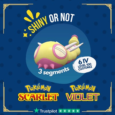 Dudunsparce Segments 3 Three Shiny or Non 6IV Competitive Pokémon Scarlet Violet