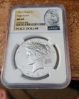 2021 (p) .999 silver Peace dollar NGC MS 69