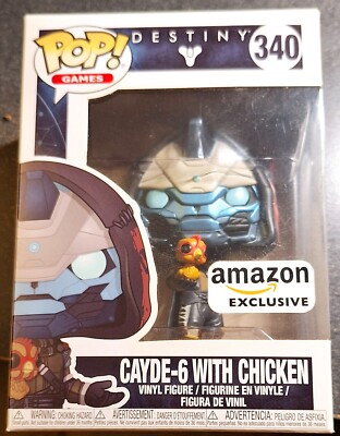 Funko Pop! Destiny, Cayde-6 with Chicken #340, Amazon Exclusive
