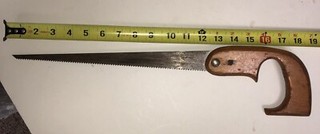 Vintage Wooden Handle  Saw UNMARKED