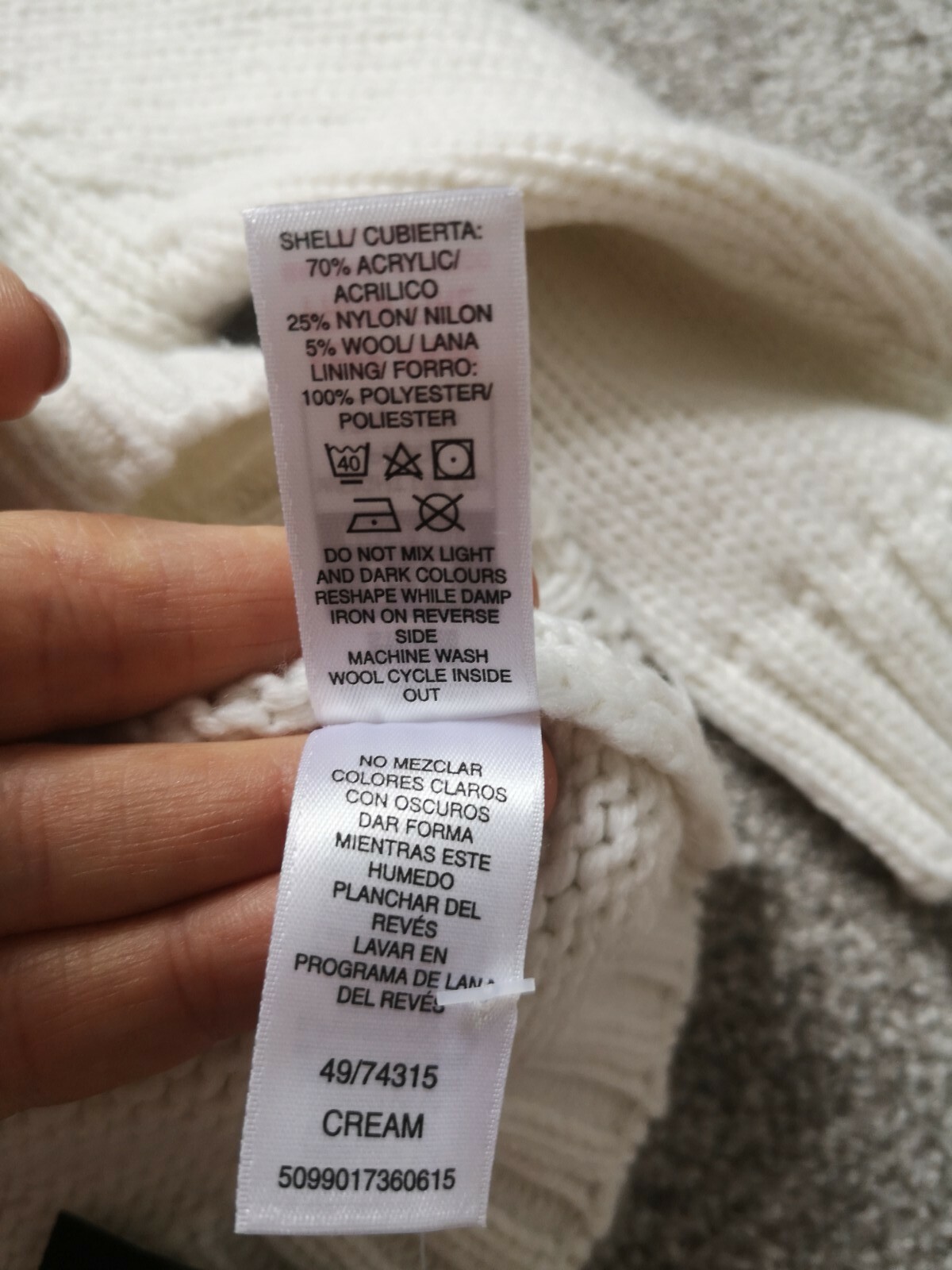 BNWT panda Hoody 9-12m Unisex image 7