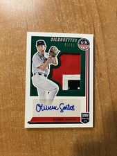 2022 Panini Stars & Stripes - Oliver Santos - Silhouettes Prime Patch Auto 15/15